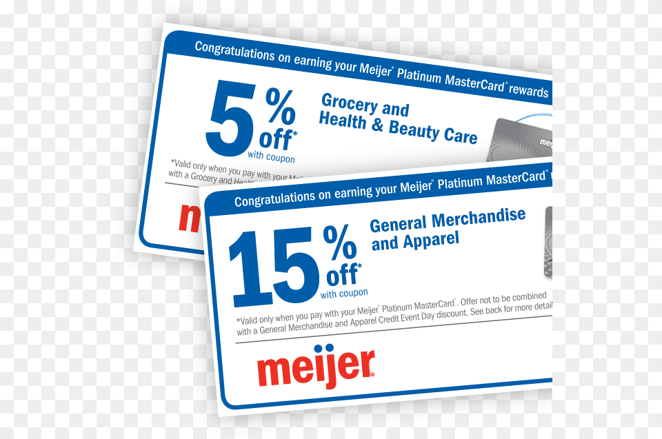 Download Meijer Just Posted Horizontal, Text, Business Card, Paper Png Image