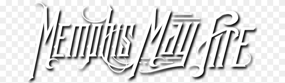 Download Memphis May Fire Band Logo With No Memphis May Fire Logo, Calligraphy, Handwriting, Text Free Transparent Png