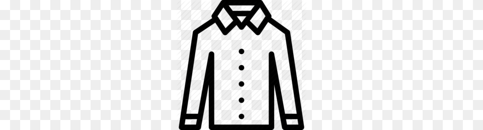 Download Men Clothing Icon Clipart T Shirt Clothing Tops Tshirt, Coat, Jacket, Overcoat, Blazer Png Image
