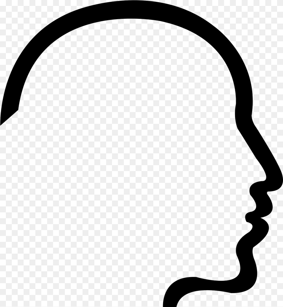 Download Men Face Vector Face Logo Ville De Saint Etienne, Silhouette, Head, Person, Electronics Png Image