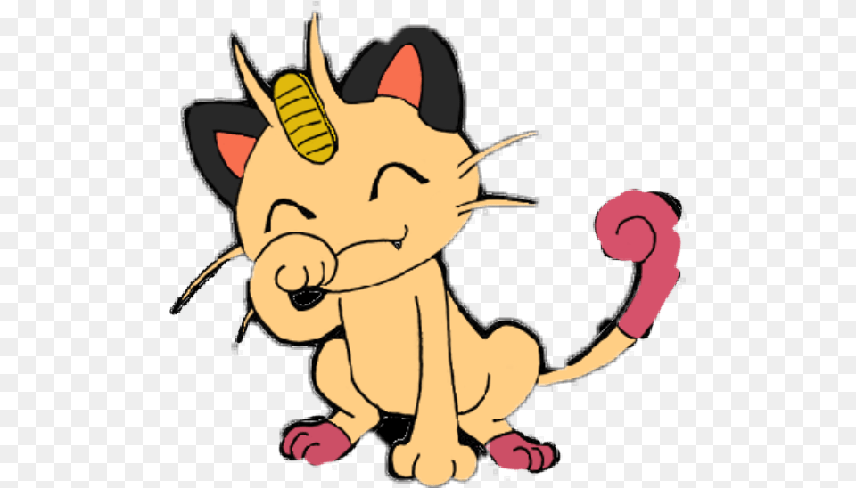 Download Meowth Cartoon, Baby, Person, Face, Head Free Transparent Png