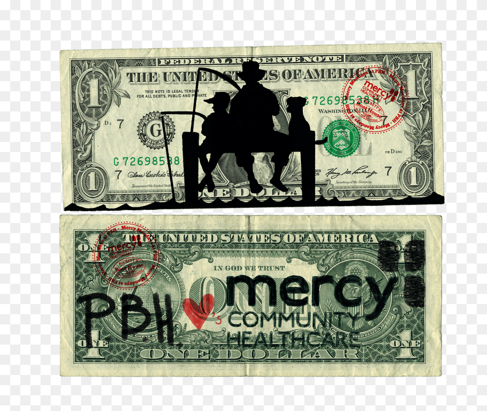 Download Mercy Dollars Money Backed Up By Gold, Adult, Male, Man, Person Png