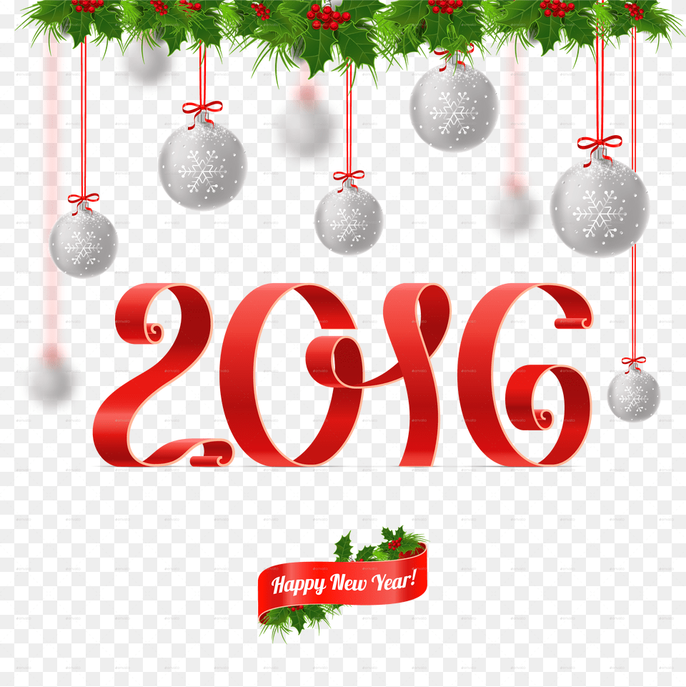 Download Merry Christmas And Happy New Year Merry Portable Network Graphics, Mace Club, Weapon, Christmas Decorations, Festival Free Png