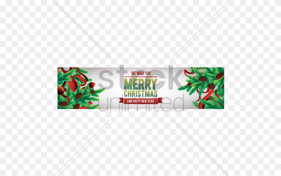 Download Merry Christmas Banner We Wish You A Merry Wishing You A Merry Christmas Banner, Herbal, Herbs, Plant, Advertisement Png