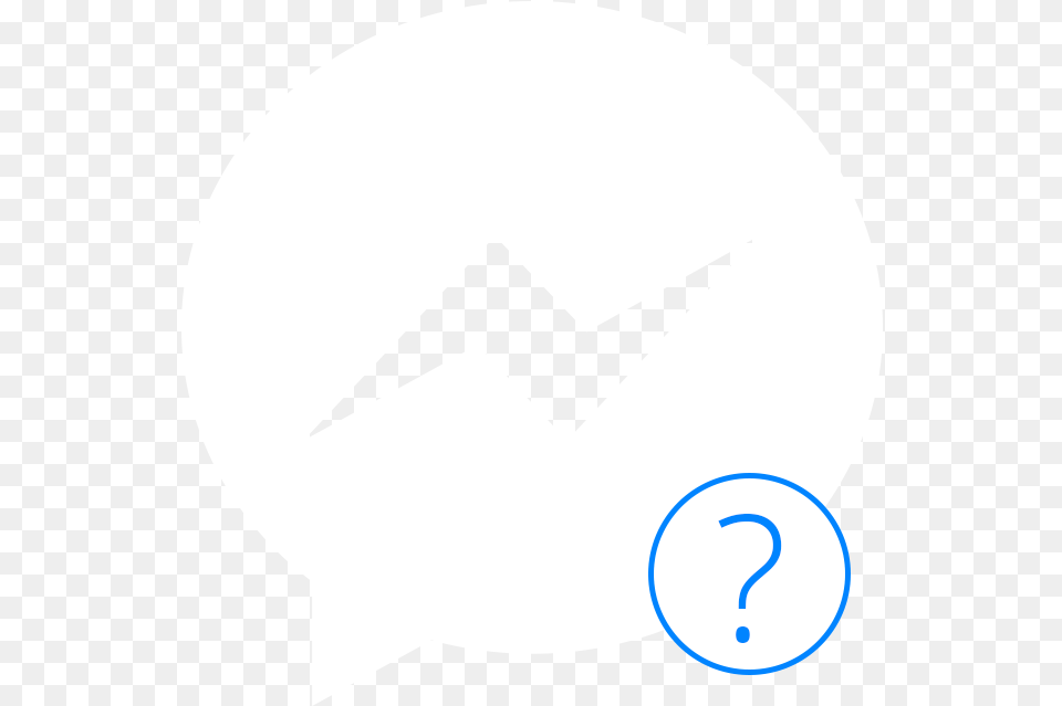 Download Messenger Icon Facebook Messenger Icon White Dark Mode Messenger Logo, Stencil, Symbol, Star Symbol Free Transparent Png