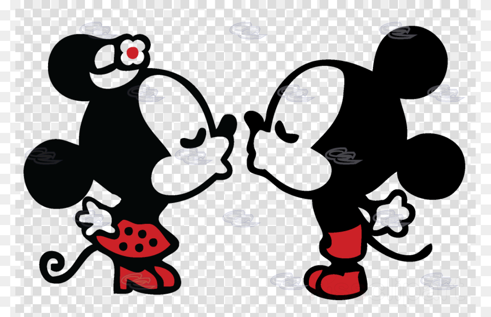 Download Mickey And Minnie Kissing Apple Disney Cute Minnie And Mickey, Chess, Game, Art Png