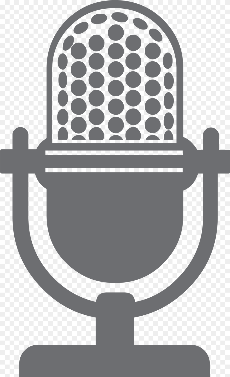 Microphone Grey Podcast Microphone Icon Podcast Mic Vector, Electrical Device, Lighting Free Png Download