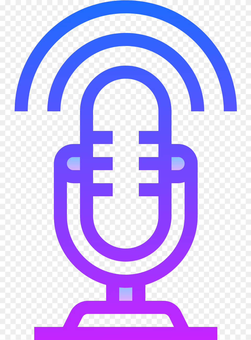 Download Microphone Icon Image With Blue Microphone Icon, Person Png