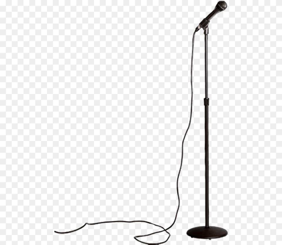Download Microphone Stand Background, Electrical Device, Lamp Png