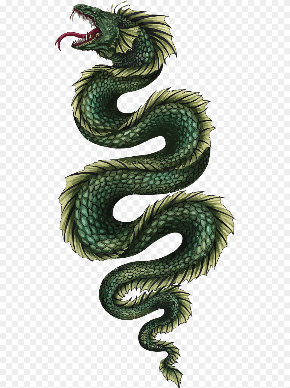 Download Midgard Serpent Chinese Dragon Vector Jxf6rmungandr Serpent Dragon, Animal, Reptile, Snake, Dinosaur Png