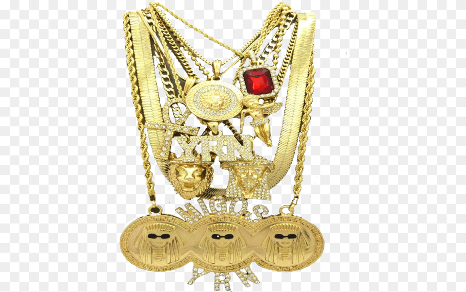 Migos Gold Chain All Of Migos Chains, Accessories, Treasure, Jewelry, Necklace Free Png Download