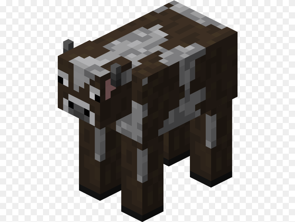 Download Minecraft Cow Full Size Pngkit Minecraft Cow Transparent Background, Chess, Furniture, Game, Table Png Image