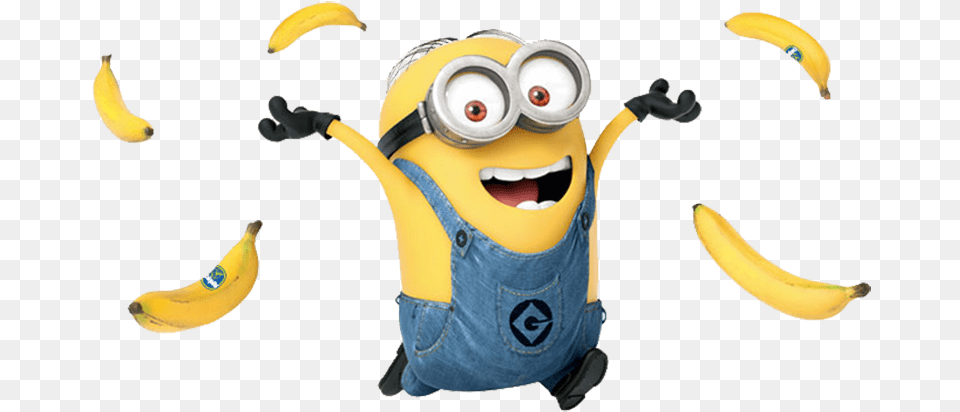 Download Minions Way To Go, Banana, Food, Fruit, Plant Free Transparent Png