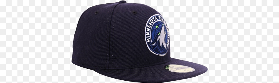 Download Minnesota Timberwolves Navy Global Icon Fitted Hat For Baseball, Baseball Cap, Cap, Clothing Free Transparent Png