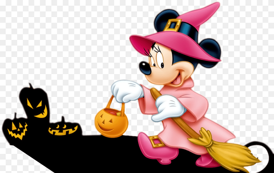 Download Minnie Mouse Donald Duck Halloween Clip Art Minnie Halloween Clipart, Baby, Person, Face, Head Free Transparent Png