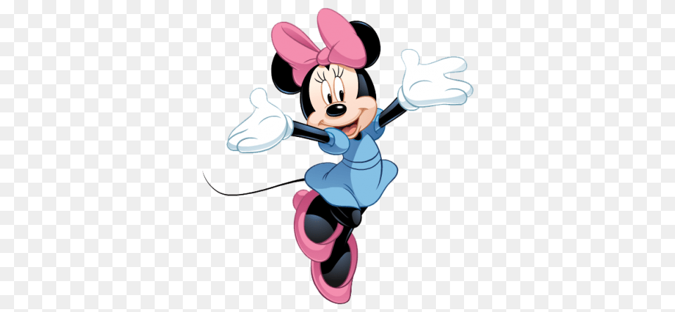 Minnie Mouse Transparent Image And Clipart, Book, Comics, Publication, Cartoon Free Png Download