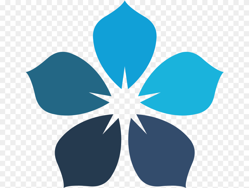 Download Mirillis Flower Logo Blue Flower Logo, Leaf, Petal, Plant, Person Free Png