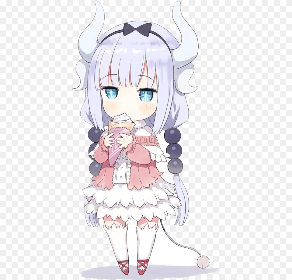 Download Miss Kobayashiu0027s Dragon Maid Kanna Kamui Dress Kanna Dragon Maid, Book, Comics, Publication, Baby Png Image