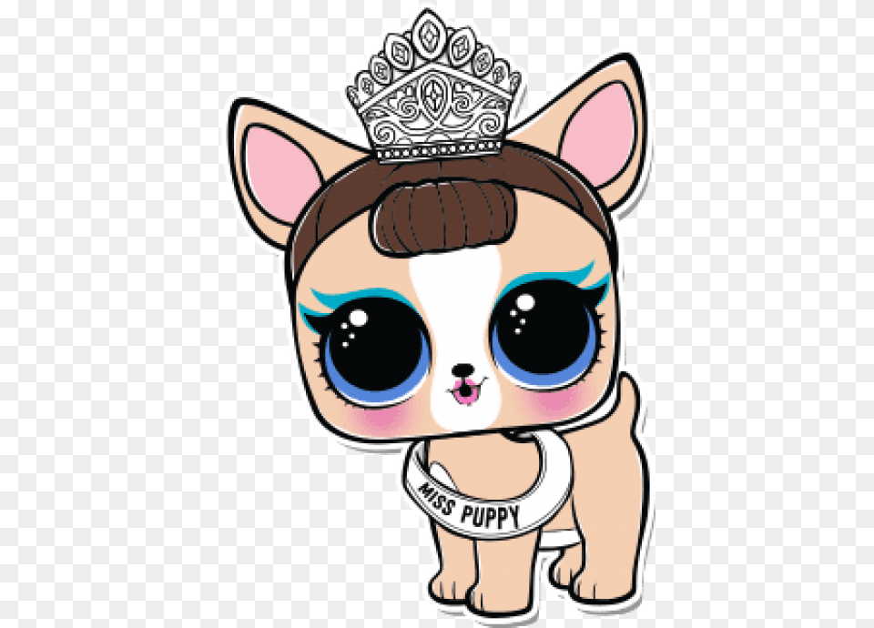 Download Miss Puppy Lol Images Background Lol Surprise Pet, Accessories, Jewelry, Baby, Person Png