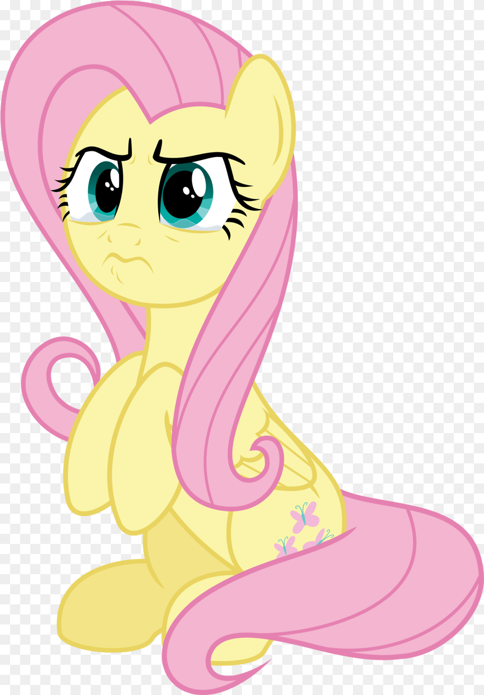 Download Mlp Vector Mlp Fluttershy, Book, Comics, Publication, Face Png Image