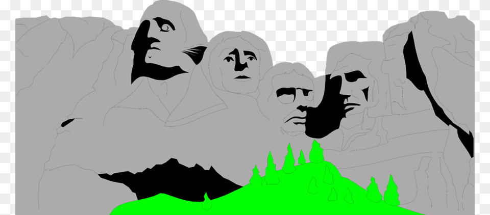 Mnt Rushmore Transparent Background Clipart Mount, Head, Person, Face, Adult Free Png Download