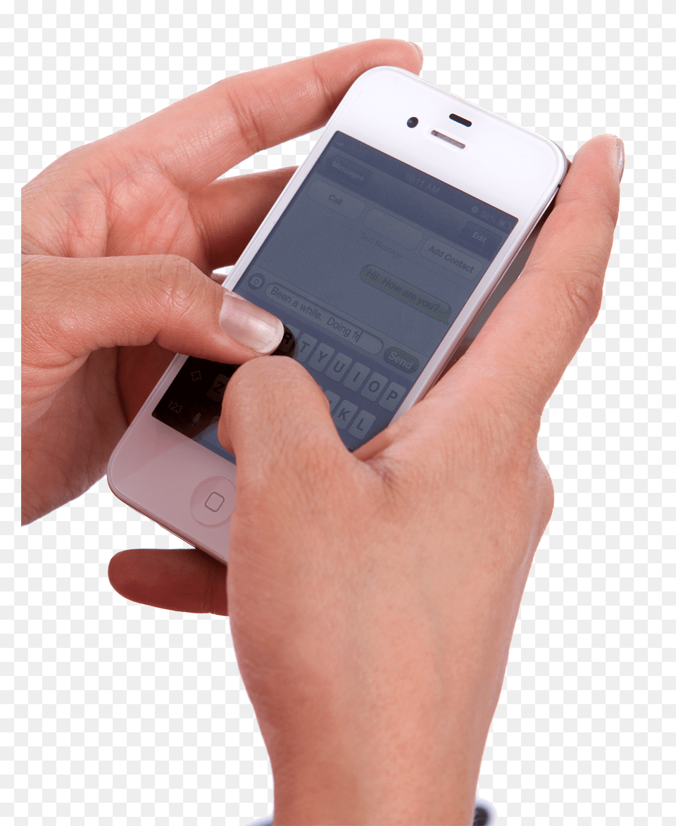 Download Mobile Cell Phone In Hand Texting, Electronics, Mobile Phone Free Png