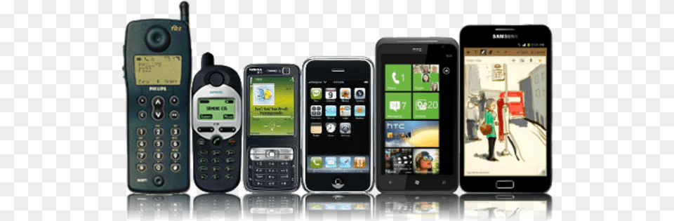 Download Mobile Phone Evolution Iphone, Electronics, Mobile Phone, Remote Control, Person Png Image
