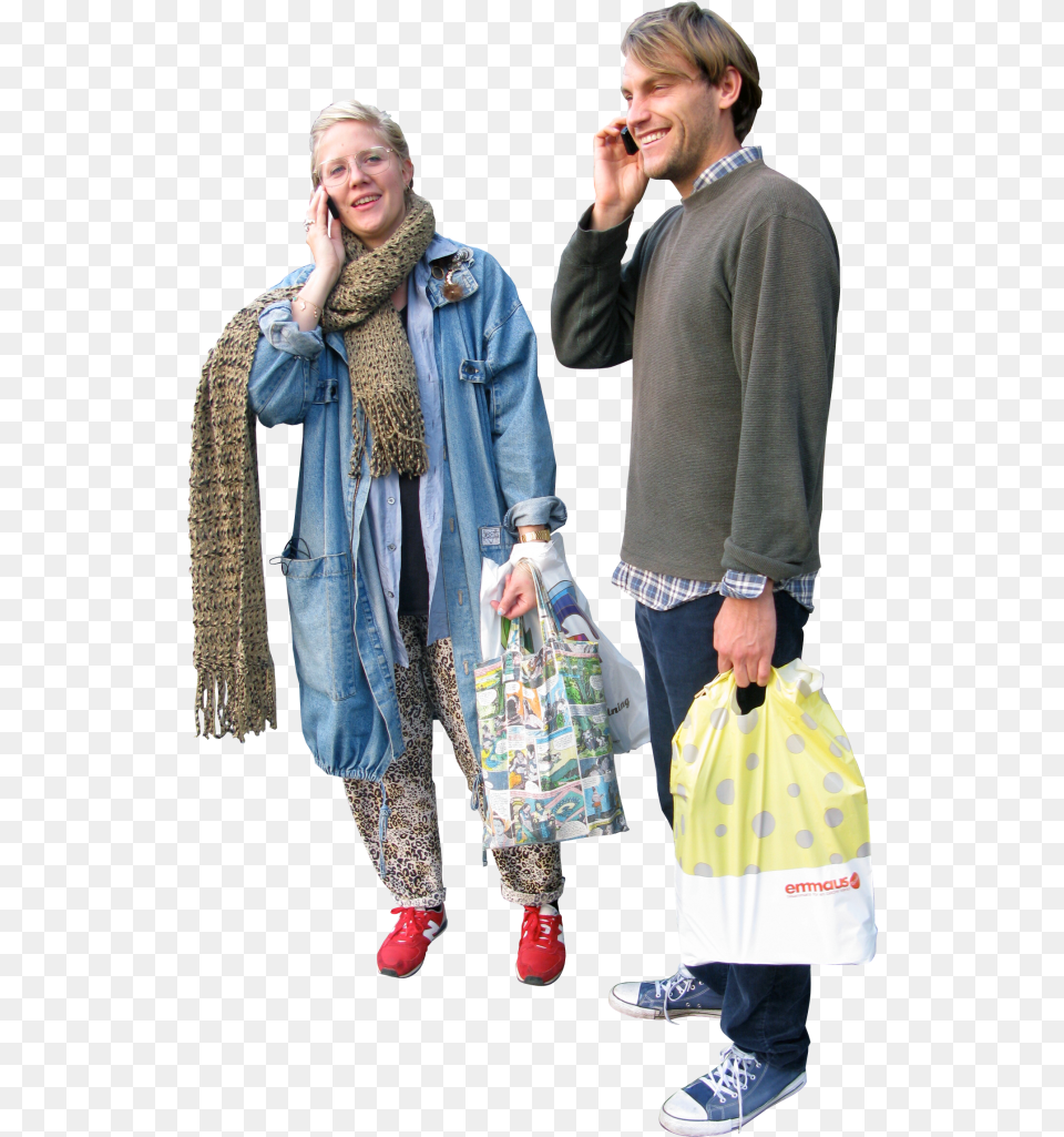 Download Mobile Phones Shopping Cut Out People, Clothing, Coat, Accessories, Person Png Image