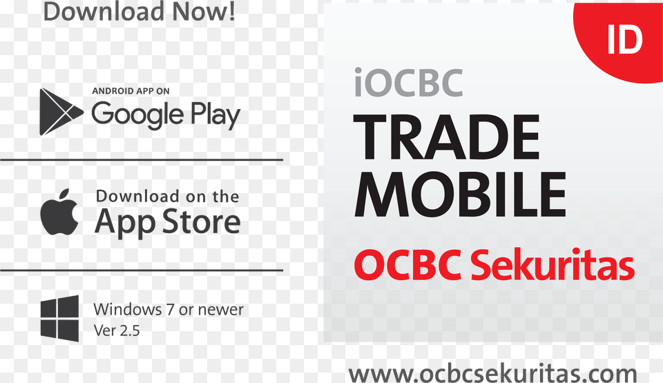 Mobile Trading App Store Ocbc Bank, Text, Paper Free Png Download