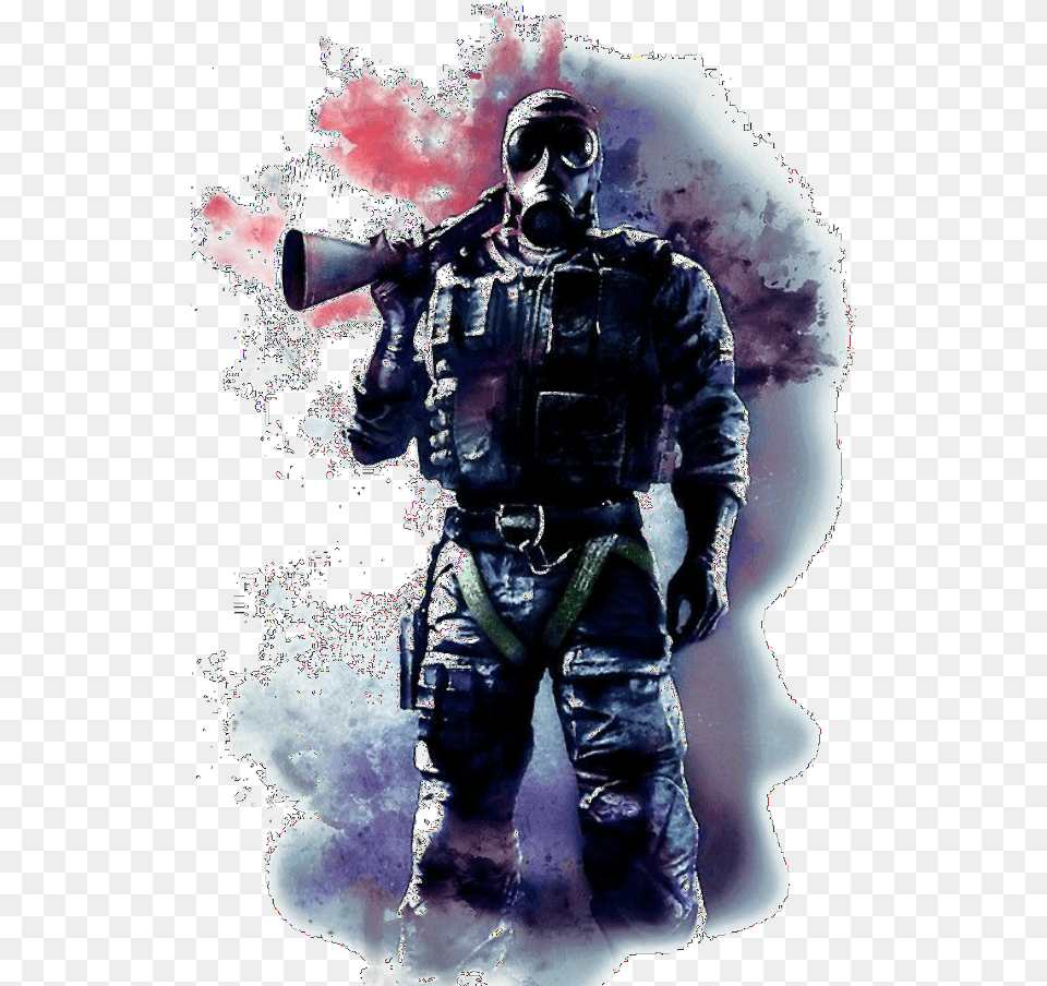 Download Model T Shirt Smoke Rainbow Six Siege Art, Adult, Male, Man, Person Png