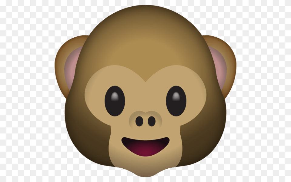 Download Monkey Face Emoji Emoji Island, Animal, Mammal, Wildlife, Toy Free Transparent Png