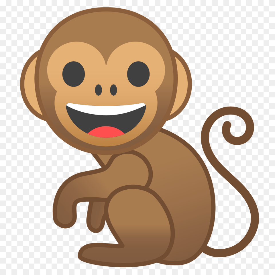 Download Monkey Icon Monkey Emoji Google Image With No Monkey Emoji, Nature, Outdoors, Snow, Snowman Free Transparent Png