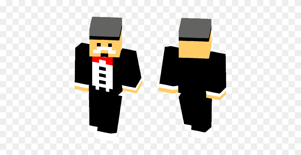 Download Monopoly Man Minecraft Skin For Free Superminecraftskins, Formal Wear, Person Png Image