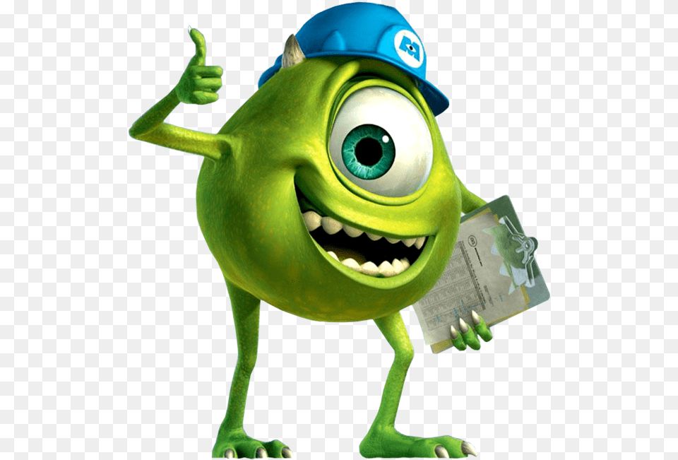 Download Monsters University Photos Mike Wazowski With Helmet, Toy, Green Png Image