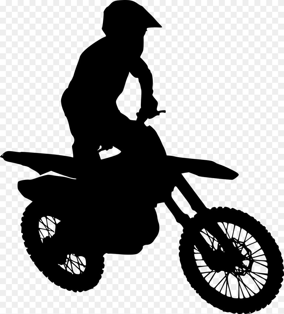 Download Motocross, Gray Free Transparent Png