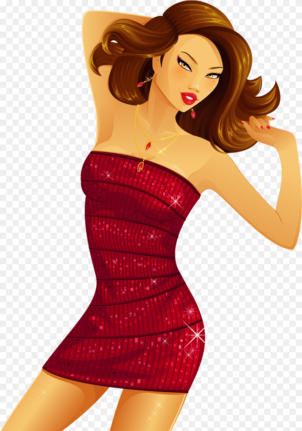 Mujer Bailando, Adult, Clothing, Dress, Female Free Png Download