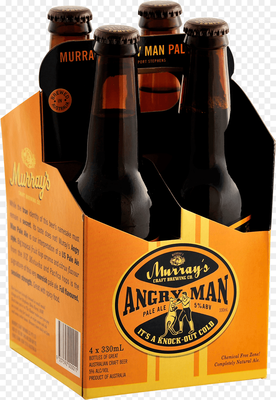Download Murrayu0027s Angry Man Pale Ale Wheat Beer, Alcohol, Beer Bottle, Beverage, Bottle Png