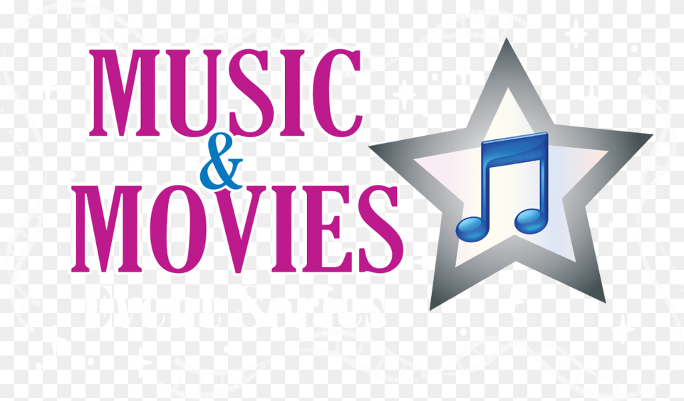 Download Music And Movies Image With No Background Movies And Music Logo, Symbol, Star Symbol, Dynamite, Weapon Png