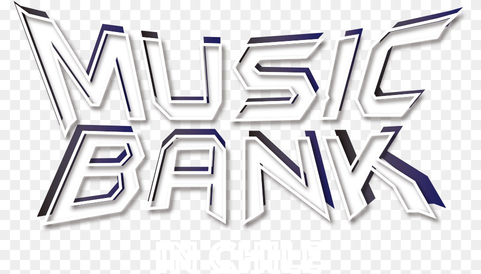 Download Music Bank Chile Music Bank Logo Silver, Text, Art Png Image