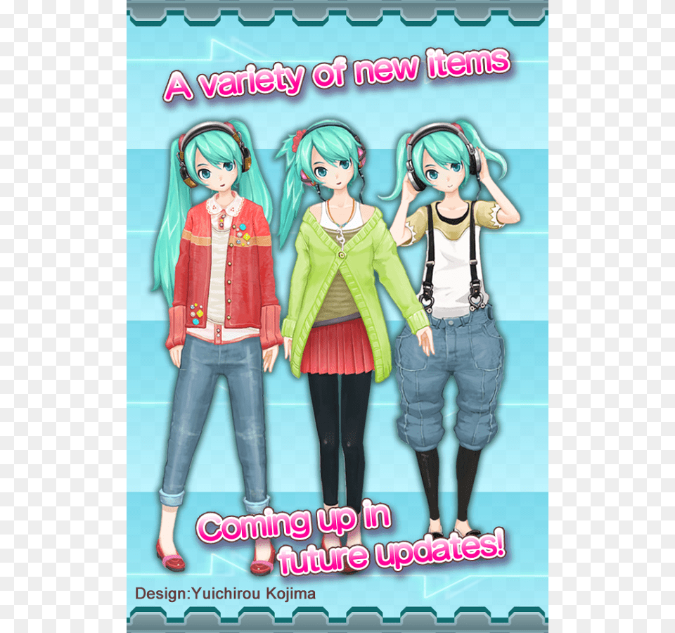 Download Music Girl Hatsune Miku Android Ios Music Girl Hatsune Miku, Publication, Book, Comics, Adult Free Transparent Png