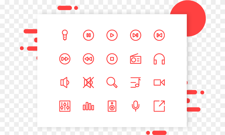 Download Music Icon Symbol Outline Line App Dot, First Aid, Text Free Png