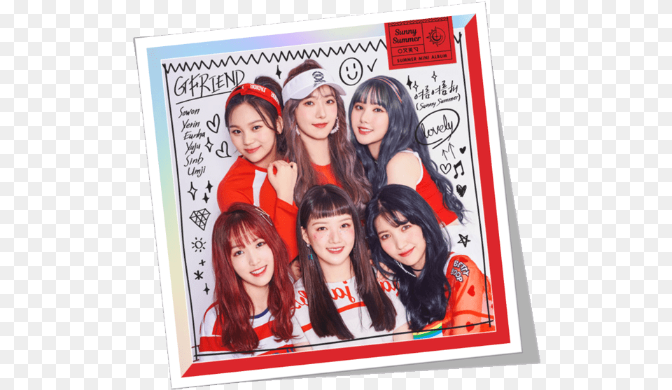 Download Music Itunes Gfriend Gfriend Summer Mini Gfriend Sunny Summer Album, People, Person, Teen, Portrait Png Image