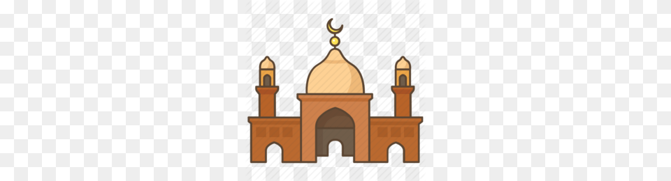 Download Muslim Temple Clipart Mosque Islam Clip Art Mosque, Architecture, Building, Dome, Arch Free Png