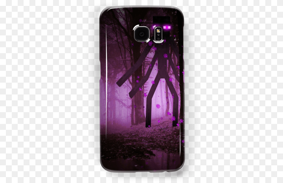 Mutant Enderman In Forest Mobile Phone Case Smartphone, Purple, Vegetation, Plant, Photography Free Png Download