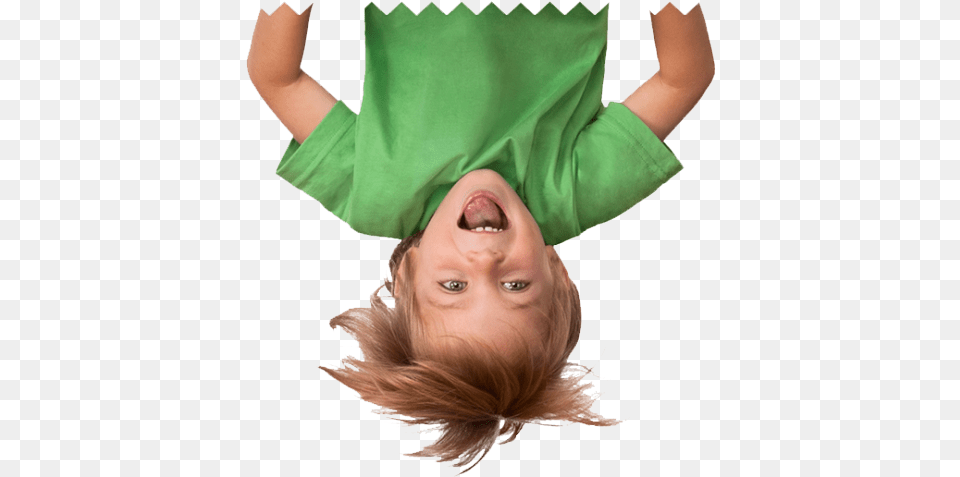 My Boys Love The Little Gym Kid Looking Down Kids Upside Down Transparent, Face, Head, Person, Baby Free Png Download