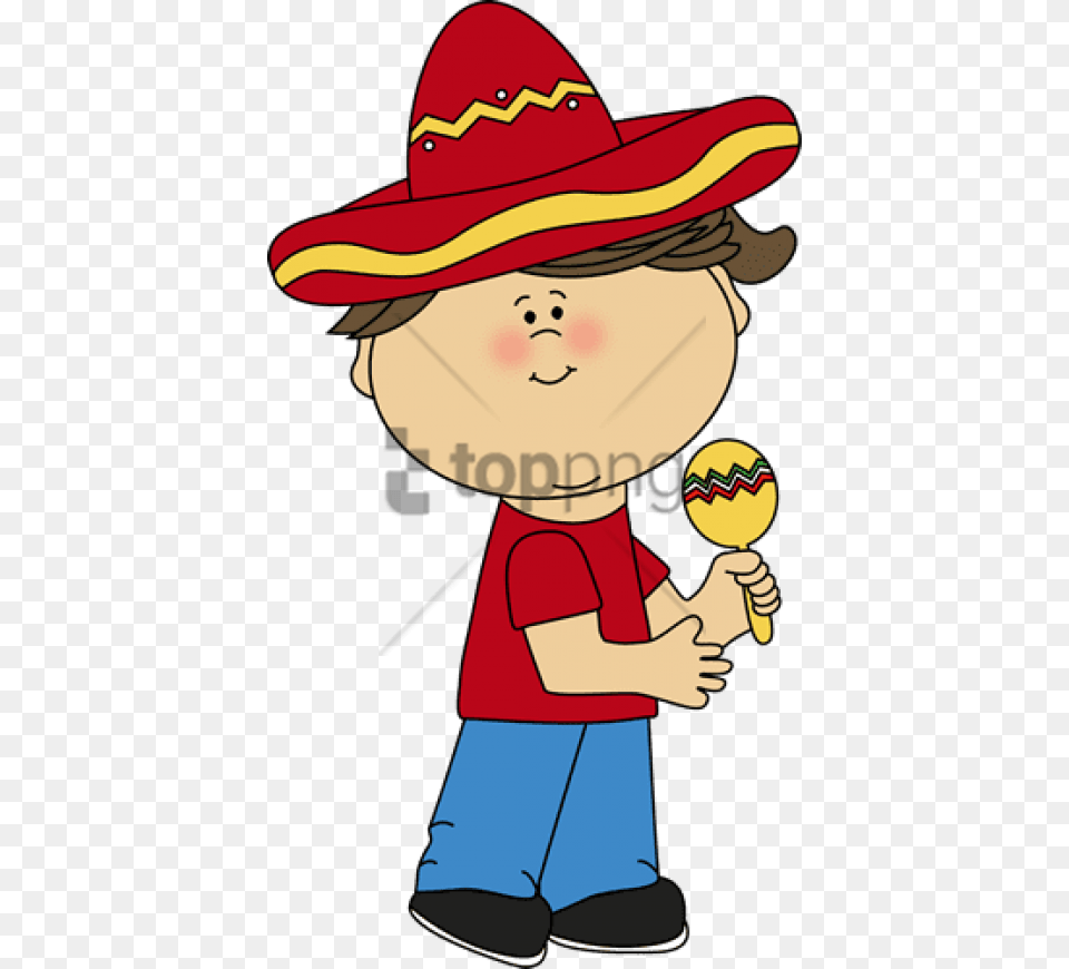 Download My Cute Graphics Spanish Images Cinco De Mayo Clipart Girl, Clothing, Hat, Sun Hat, Baby Png