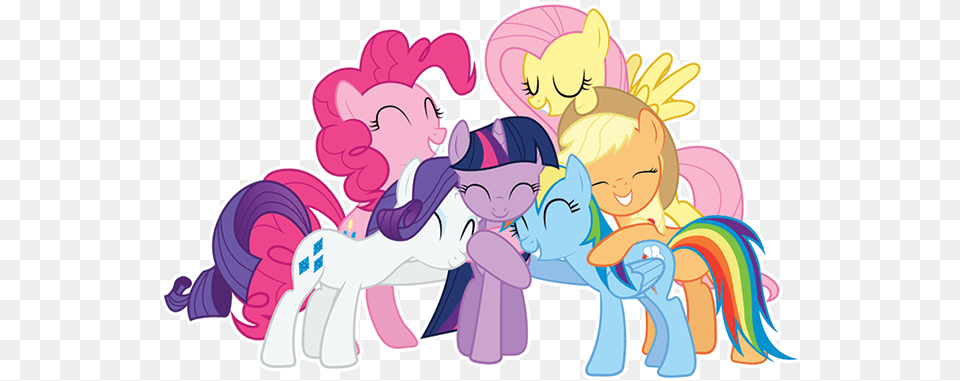 Download My Little Pony Characters My Little Pony, Art, Book, Comics, Publication Png Image