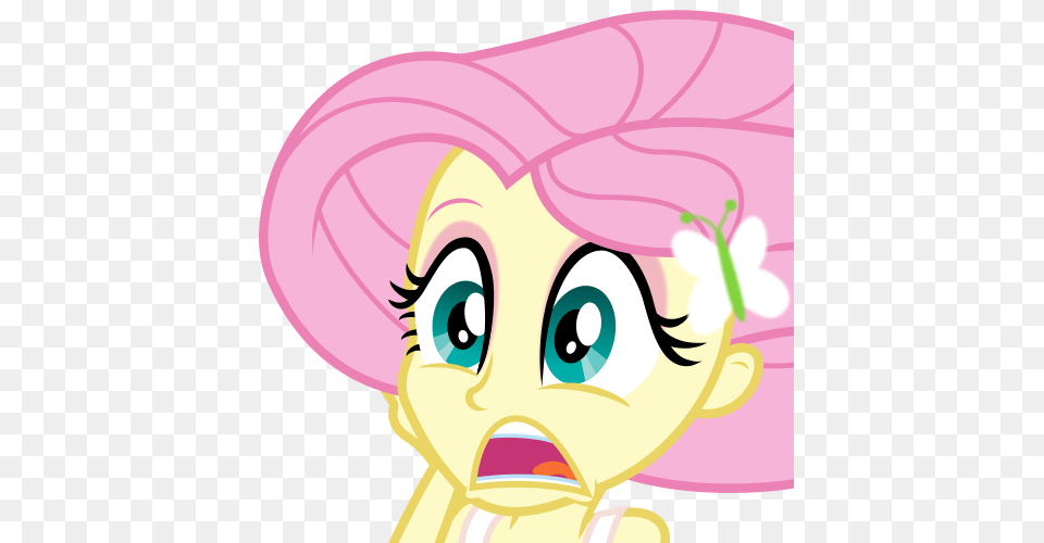 My Little Pony Equestria Girls Angry Fluttershy Clipart, Publication, Book, Comics, Hat Free Png Download