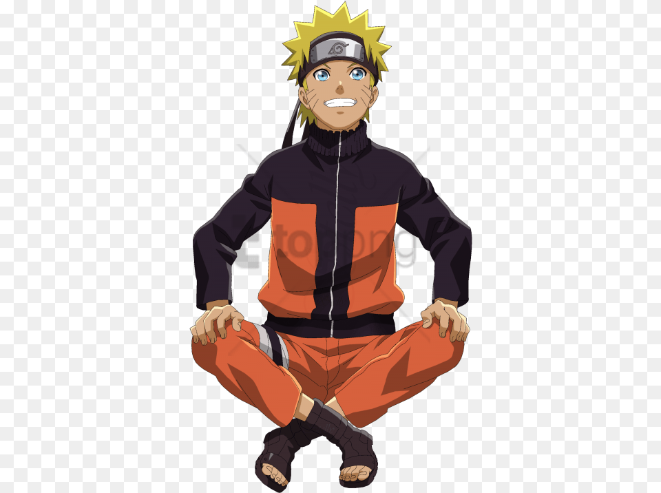 Naruto Yoga Image Naruto, Person, Face, Head, Book Free Png Download