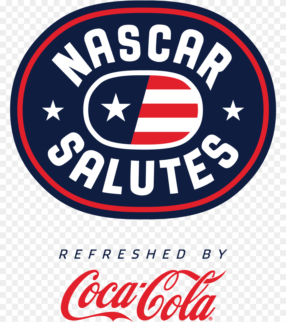 Download Nascar Salutes Logo Nascar Salutes Refreshed By Coca Cola In Concert Free Transparent Png